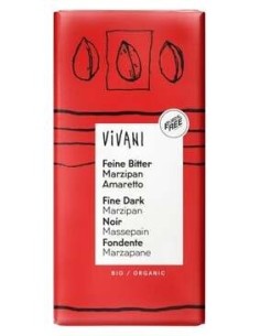 Chocolate Negro 60% Mazapan Y Amaretto 100Gr. Bio
