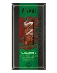 Chocolate Con Leche Y Avellanas Enteras 100Gr. Bio