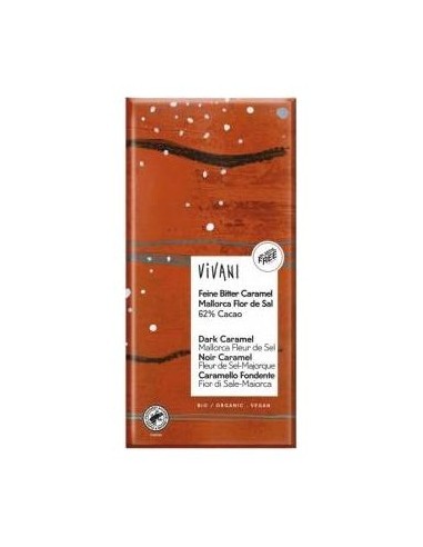 Vivani Chocolate Negro Caramelo Flor De Sal 62%...
