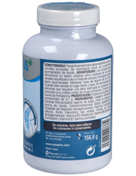 Epaplus Colágeno+ Ác. Hialurónico + Magnesio 14 Días 224Comp