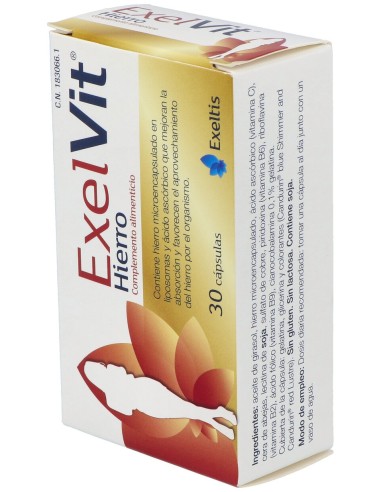 Exelvit Hierro 30 Cáps