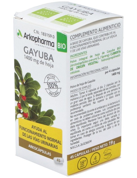 Arkopharma Arkocaps Gayuba Bio 45Caps