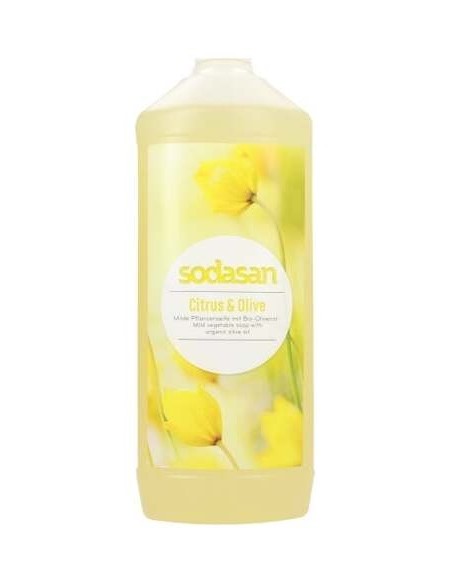 Sodasan Jabón Manos Citrus Olive Recambio 1L