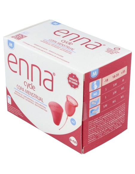Enna Cycle Copa Menstrual (M) 2Copas+Caja Esteril