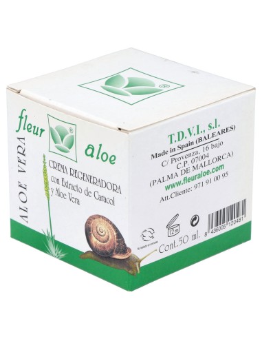 Fleur Aloe Crema Regeneradora Extracto Caracol...