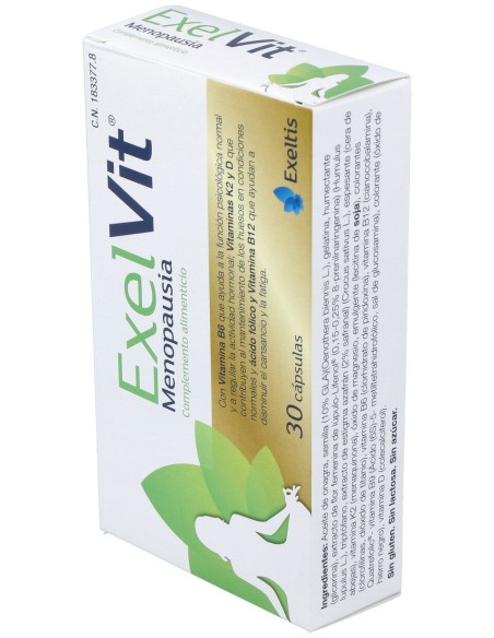 Exelvit Menopausia 30 Capsulas