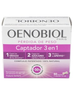 Oenobiol Captador Grasas 3 En 1 60Cáps
