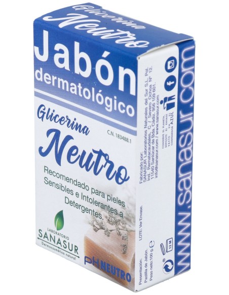 Sanasur Jabon Glicerina Neutro 100G