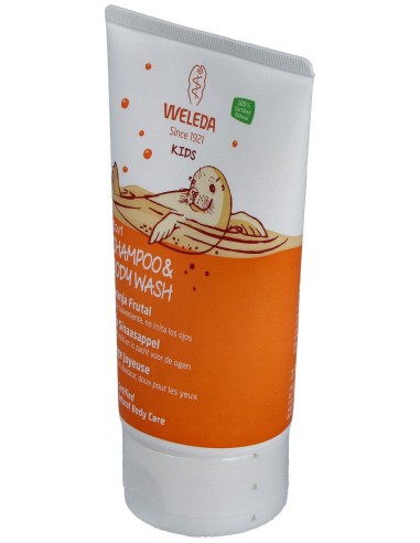 Champu Y Gel 2 En 1 Infantil Naranja Frutal 150Ml.