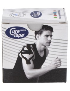 Cure Tape Sports Vendaje Negro Neuromuscular 5Cmx5M 1Ud