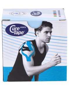 Cure Tape Sports Vendaje Azul Neuromuscular 5Cmx5M 1Ud