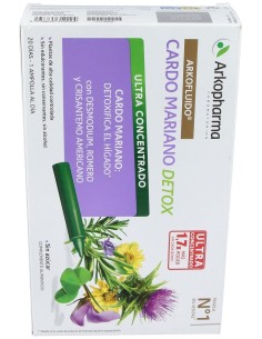 Arkofluido Cardo Mariano 20 Viales 15Ml