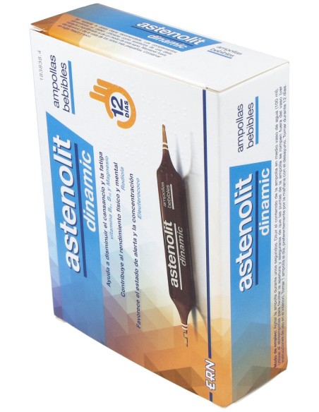 Astenolit Dinamic 12 Ampollas Bebibles