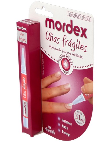 Mordex Uñas Fragiles Stick En Pincel