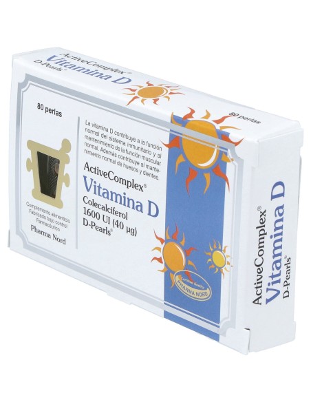Activecomplex Vit. D 40Mcg. 1600Ui 80Perlas