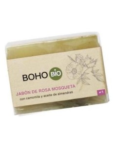 Boho Jabon Rosa Mosqueta Camomila Almendras Bio 100G