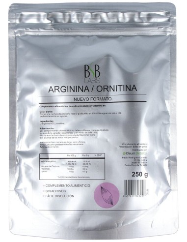 L-Arginina/L-Ornitina 250Gr.