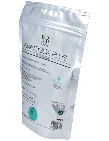 Bsb Labs Aminoglik Plus + Vitamina C Sg Vegan 500G