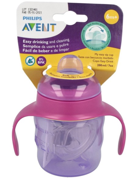 Avent Taza De Aprendizaje Con Asas Niña 200Ml