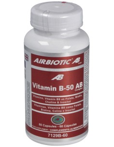 Airbiotic Vit B-50 Ab Complex 60 Cápsulas