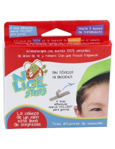 No Lice Strips Tiras Auto-Adhesivas Antipiojos 2Ud