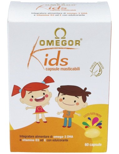Omegor Kids Masticable 60Cap.