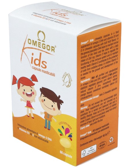 Omegor Kids Masticable 60Cap.