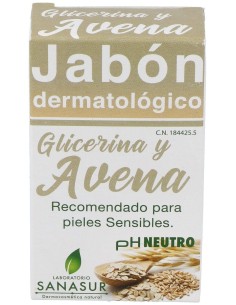 Sanasur Jabon Glicerina Y Avena 100 Gr