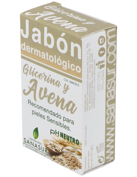 Sanasur Jabon Glicerina Y Avena 100 Gr