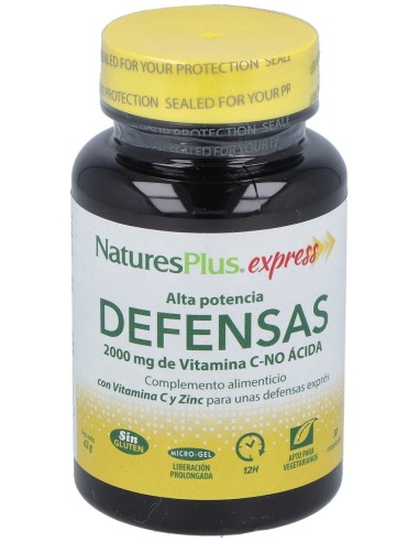 Natures Plus Express Defensas 30 Comprimidos
