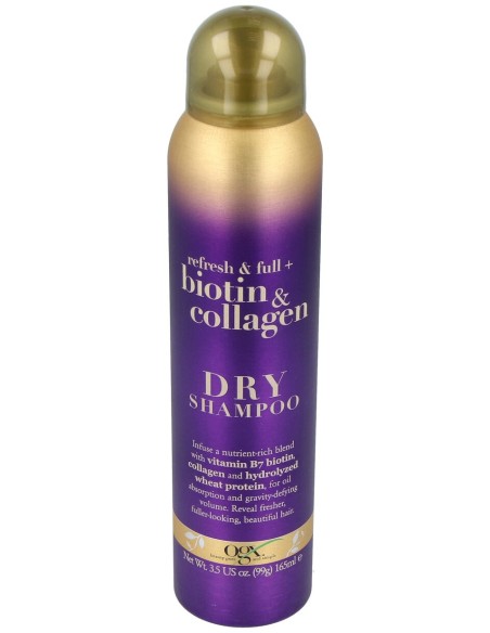Ogx Champú Seco Biotina Colágeno 165Ml