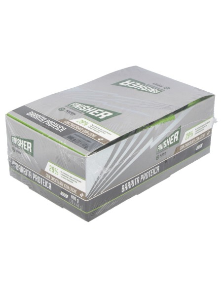 Finisher Barritas Proteicas Chocolate Con Leche 20 Uds