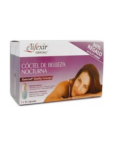 Elifexir Esenciall Coctel Belleza Nocturna 60Cap.