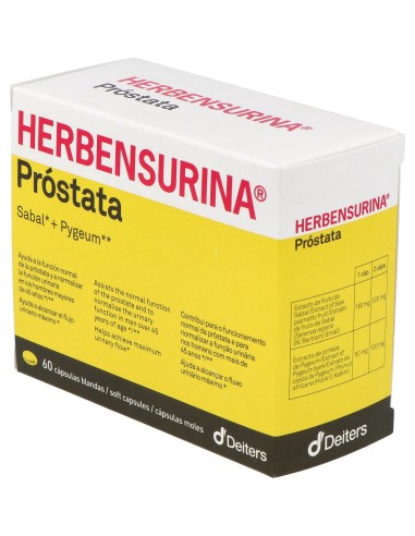 Herbensurina Prostata 60 Capsulas