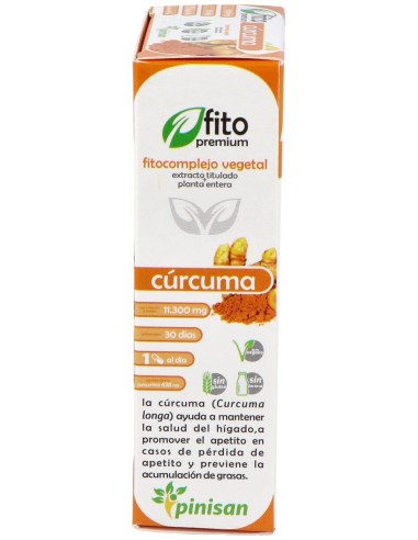 Fito Premium - Curcuma - Pinisan - 30 Cápsulas