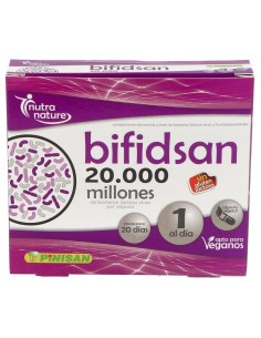 Pinisan Bifidsan 20.000 Millones De Ufc 20 Cápsulas