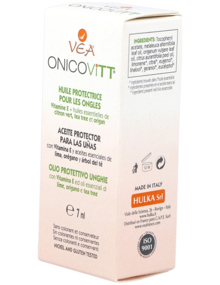Vea Onicovitt Aceite Protector Para Uñas 7Ml.