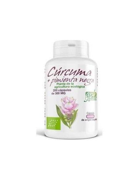 Gph Cúrcuma + Pimienta Negra 300Mg Bio 200 Perlas