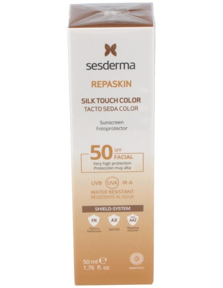 Sesderma Fotoprotector Spf 50 Facial Tacto Seda + Color