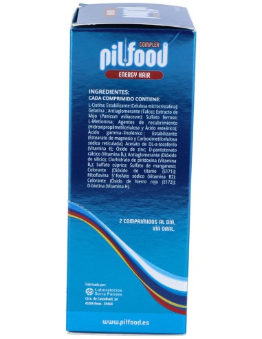 Pilfood Complex Energy 180 Comp Hair