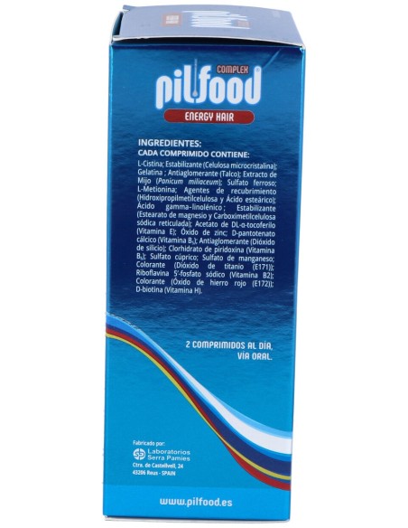 Pilfood Complex Energy 180 Comp Hair