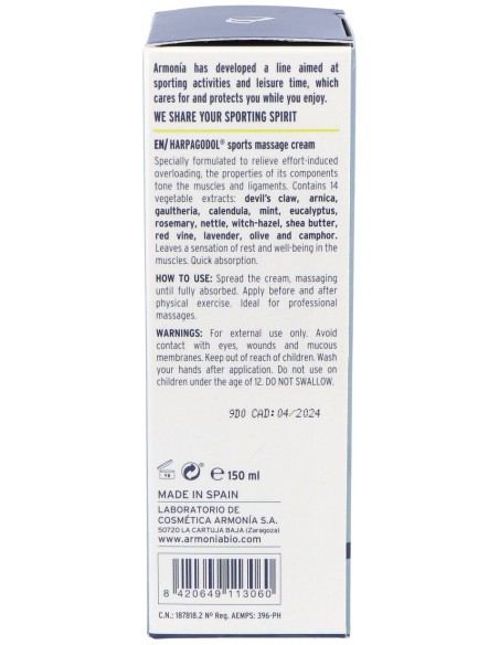 Armonia Harpagodol Crema 150 Ml