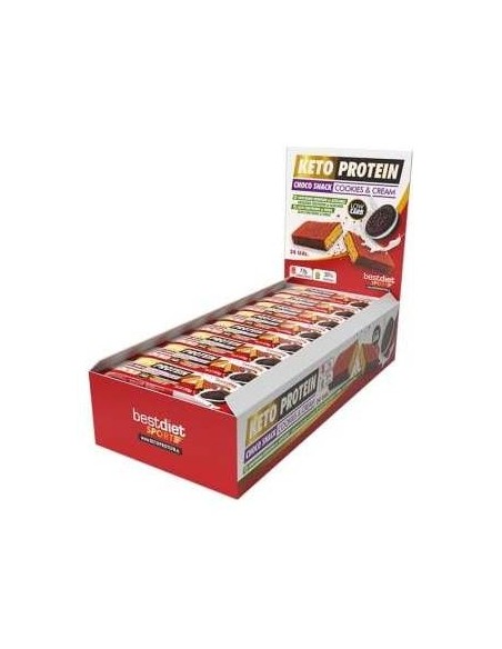 Choco Snack Cookies-Cream Barritas 24Uds.