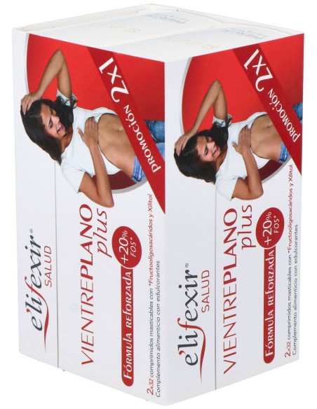 Elifexir Salud 2X1 Vientre Plano Plus 32+32Comp.