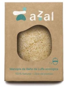 Manopla De Baño De Luffa Eco Ovalada Con Asa