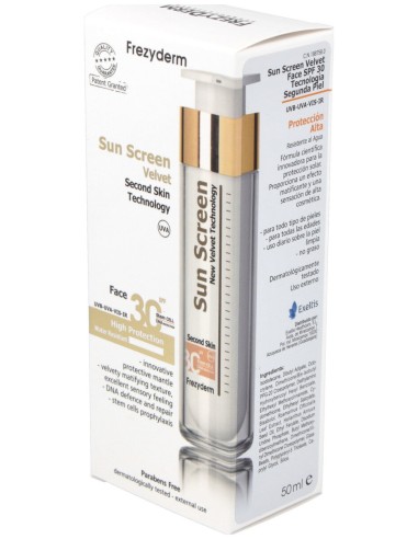 Sun Screen Velvet Spf 30 Crema Facial Solar 50Ml.
