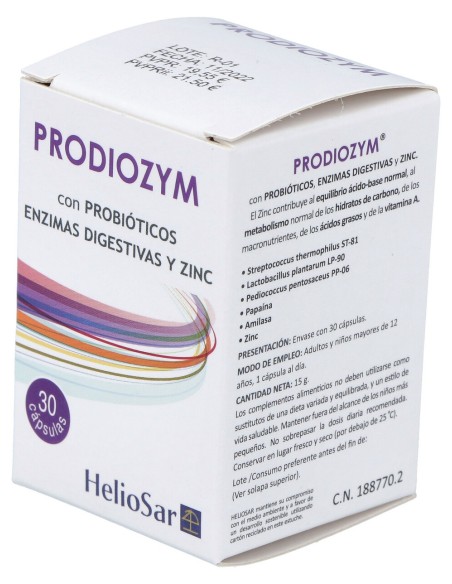 Heliosar Prodiozym 30Caps