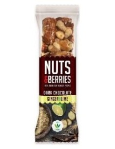 Barrita Chocolate Negro-Jengibre-Lima 15Uds. Bio