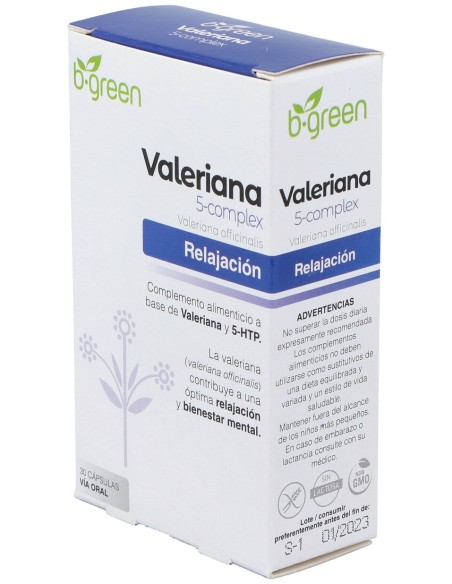 B-Green Valeriana 5 Complex 30Caps