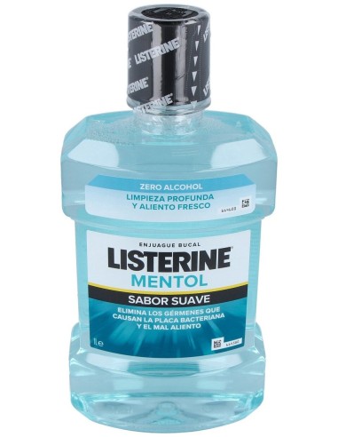 Listerin Zero Alcohol Enjuague Bucal 1000Ml